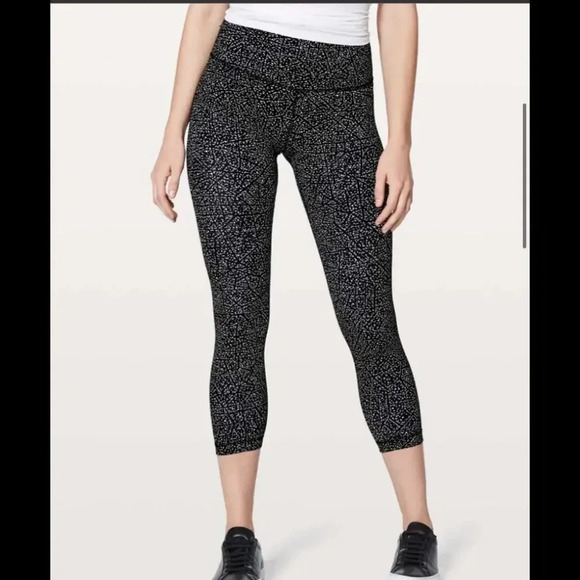 Lululemon Align Pant Leggings Black & White size 8 - Picture 1 of 10